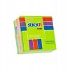 Bloczek STICKN 51x51mm zielony-mix neon i pastel 21534